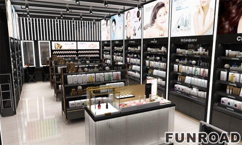Customized Cosmetic Store Cabinet Design Retail Showroom Display Showcase