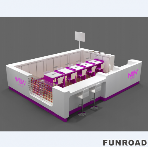 Mall Nail Beauty Kiosk Design