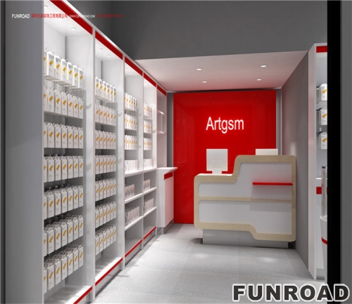 Customized cell phone store design