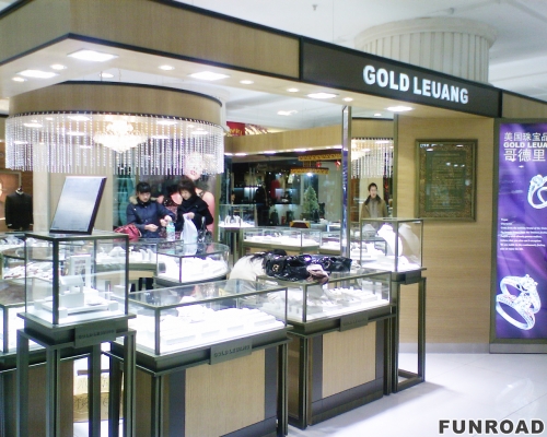 Custom Design Store with Luxury Glass Display Showcase 