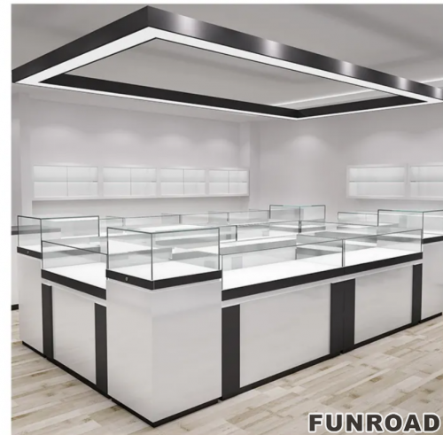 High -End Best Selling Custom Jewelry Shop Interior Design Display Counter