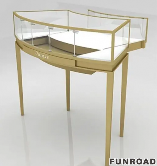 Commercial Glasses LED Display Counter Jewelry Shop Boutique Cabinet