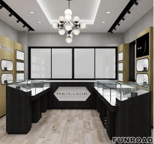 High End Luxury Jewelry Display Cabinet Store Layout One Stop Whole Scheme