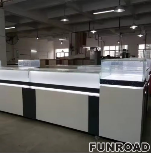 Funroad Jewelry Display Cabinet Shop Counter for Store Interior Custom