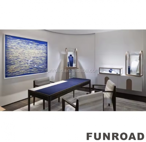 Funroad Jewelry Display Shop Mall Decoration Jewelry Window showcase Kiosk Design Shop