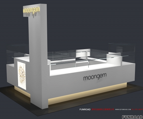 Jewelry Store Design and Decoration Counter and Kiosk for Shopping Malls-Showcases Product Genre