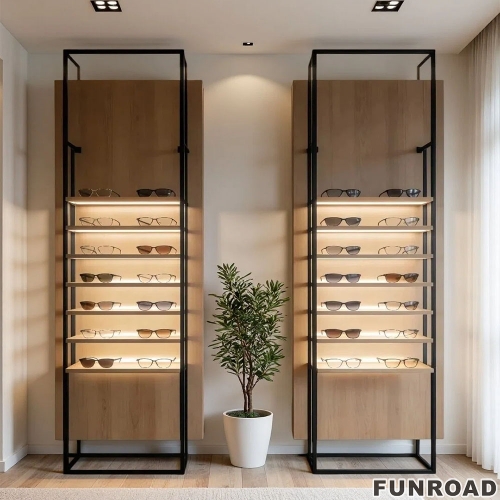 Modern Jewelry Shop Display Showcase Interior Decorate Glass Jewelry Cabinets