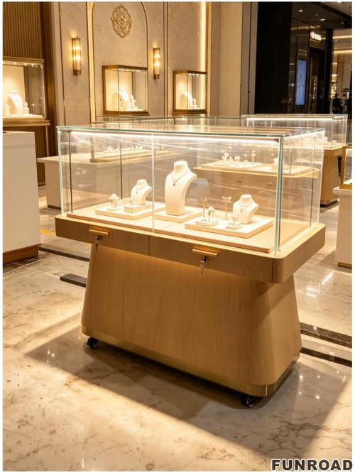 Jewelry cabinet luxury showcase for jewelry shop 