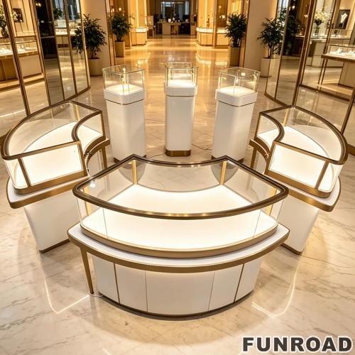 Jewelry cabinet luxury showcase for jewelry shop 