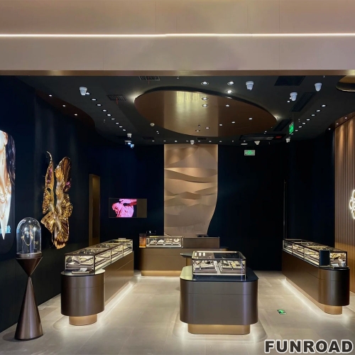 Jewelry cabinet luxury showcase for jewelry shop 