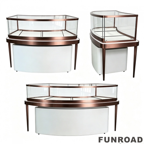 Luxury Showcases for Jewelry Store Renovation Interior Cabinet Layout for Shop Display Showcase