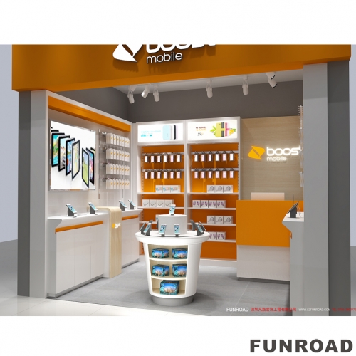 Commercial Fashionable Phone Store Layout Ideas Glass Display Cabinet with Aluminum Frame Retail Store Display Shelf