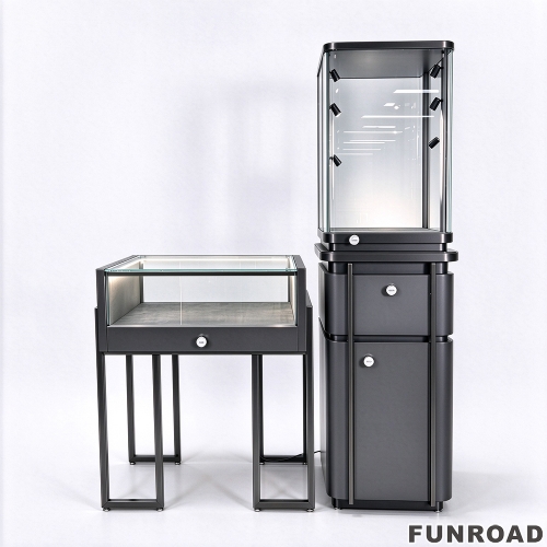 Customizable Exquisite Gold Display Counter for Jewelry Display Furniture Showcases