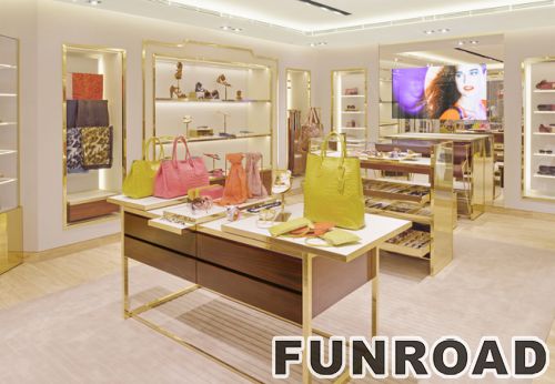 Fashion Handbag Display Cabinet for Shopping Mall Interior Design