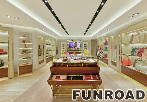 Fashion Handbag Display Cabinet for Shopping Mall Interior Design