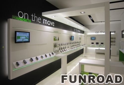 Stylish Cell Phone Display Showcase for Retail Phone Store Decoration