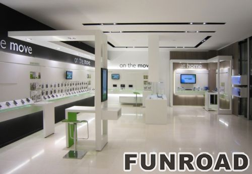 Stylish Cell Phone Display Showcase for Retail Phone Store Decoration