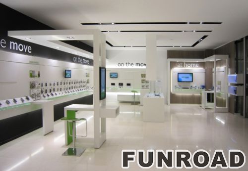 Stylish Cell Phone Display Showcase for Retail Phone Store Decor