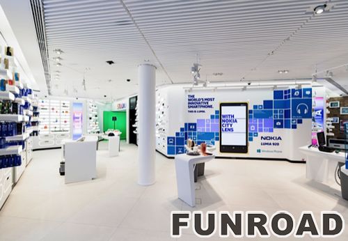 Quality Cell Phone Display Showcase for Retail Flagship Store Decor