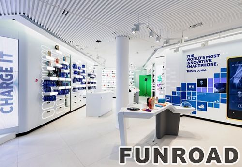 Quality Cell Phone Display Showcase for Retail Flagship Store Decor