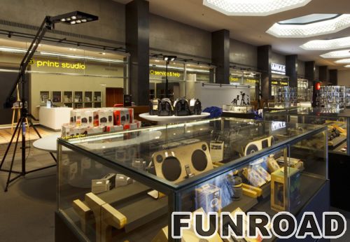 Rajala-Pro-Shop-store Factory direct mobile phone display showcase Customized good quality electronics showcases