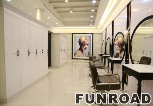 Wholesale Hair Salon Display Cabinet for Barber Shop Decor