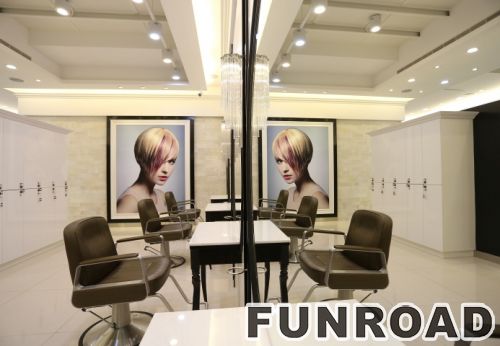 Wholesale Hair Salon Display Cabinet for Barber Shop Decor