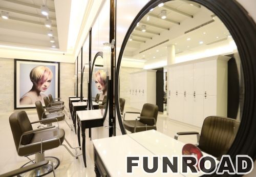 Wholesale Hair Salon Display Cabinet for Barber Shop Decor