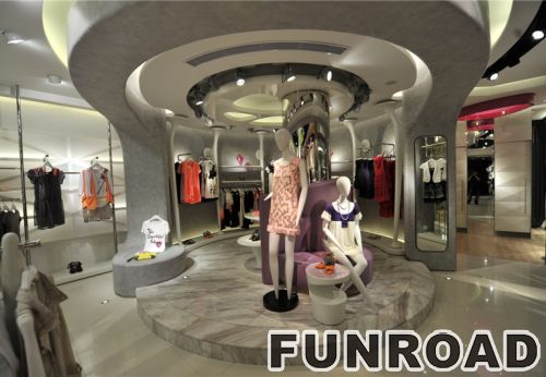 New Retail Showcase Cabinet for Clothing Store Decoration