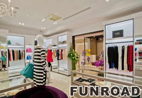 Customized Clothing Display Case for Shop Interior Decoration