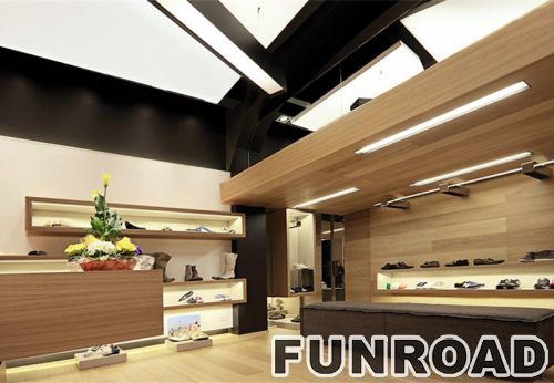 Fashion Shoes Display Showcase with LED Light for Brand Store Decor