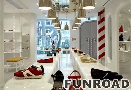 For Brand Shoes Store Wall-mounted Display Showcase Furniture