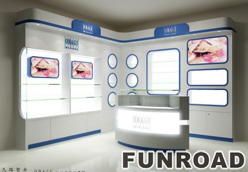 Retail Display Kiosk for Shopping Mall Decoration