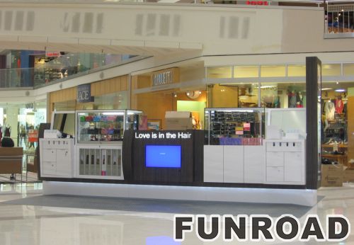 hair dressing bar kiosk for shopping mall