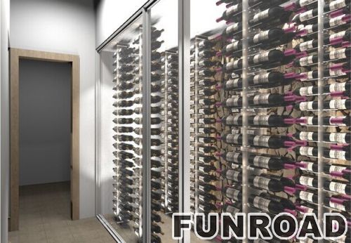 Wooden Wine Display Showcase for Wine Storage | Funroadisplay