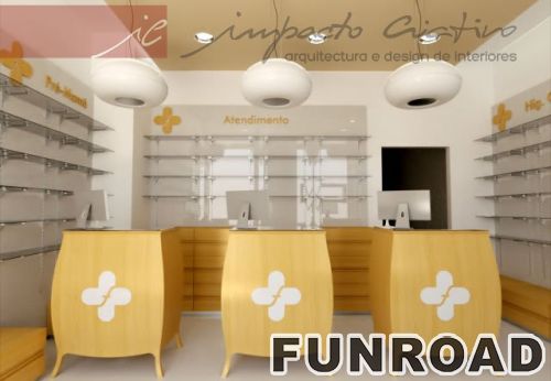 Good quality retail store furnitures for drug display