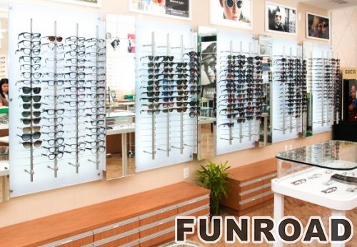 Customized Sunglass Display Showcase for Brand Optical Store Design