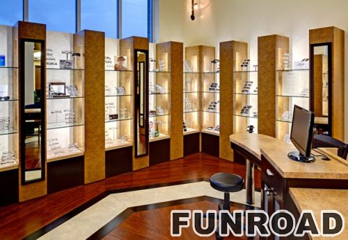 Brand Optical Display Showcase for Sunglass Store Design