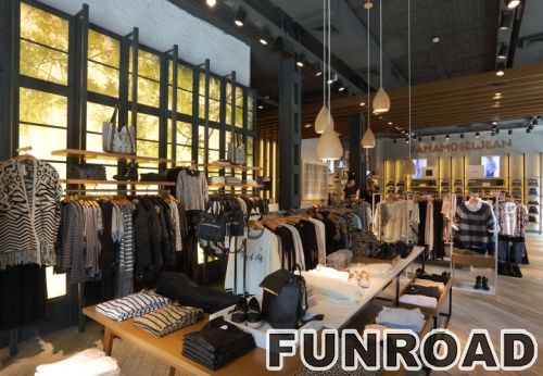 Customized Clothing Display Case for Shop Interior Decoration