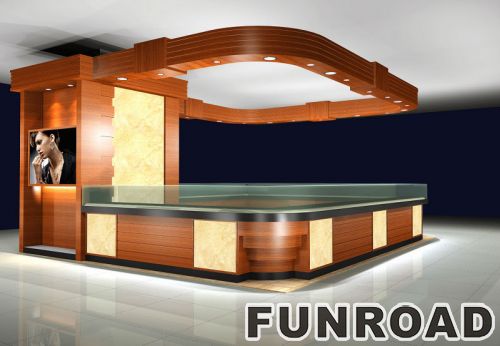 Wooden Jewelry Display Showcase for Shopping Mall Furniture