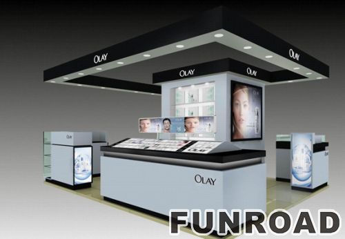 Cosmetic furniture factory led light cosmetic display counter