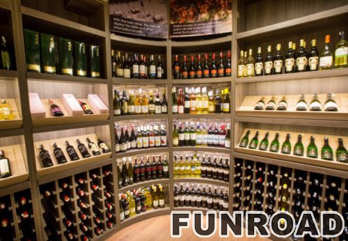 Retail Wine Ark Showcase for Wine Store Interior Design | Funroadisplay