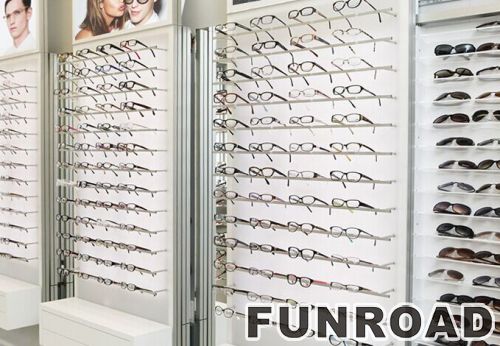 Wooden Optical Display Showcase for Sunglass Store Furniture