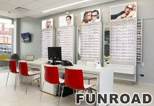 Wooden Optical Display Showcase for Sunglass Store Furniture