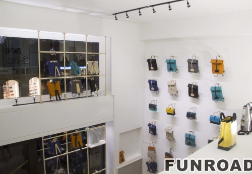 For Shopping Mall Shoes & Handbag Display Cabinet Interior Design