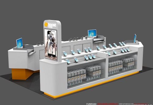 Electronics Display Mobile Glass Counters