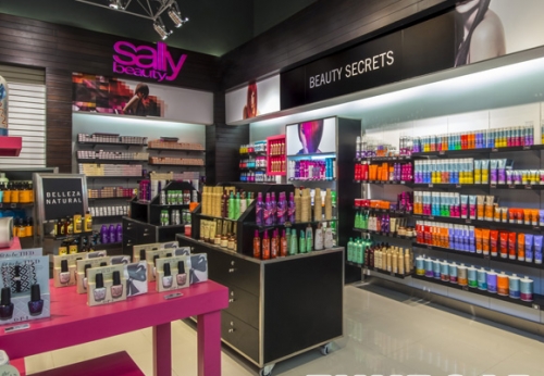 Wooden Retail Cosmetic Display Showcase for Makeup Store Design