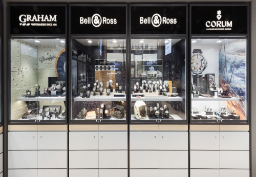 Retail Watch Display Cabinet for Brand Store Interior Design