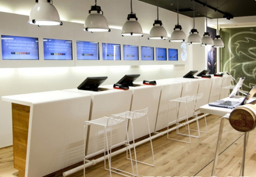 Mobile Phone Display Counter Shop Table Design