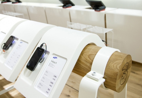 Mobile Phone Display Counter Shop Table Design
